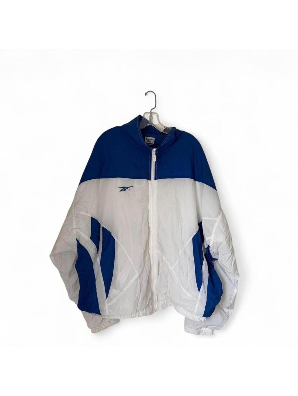 Vintage Reebok blue windbreaker jacket/ pants set Y2K